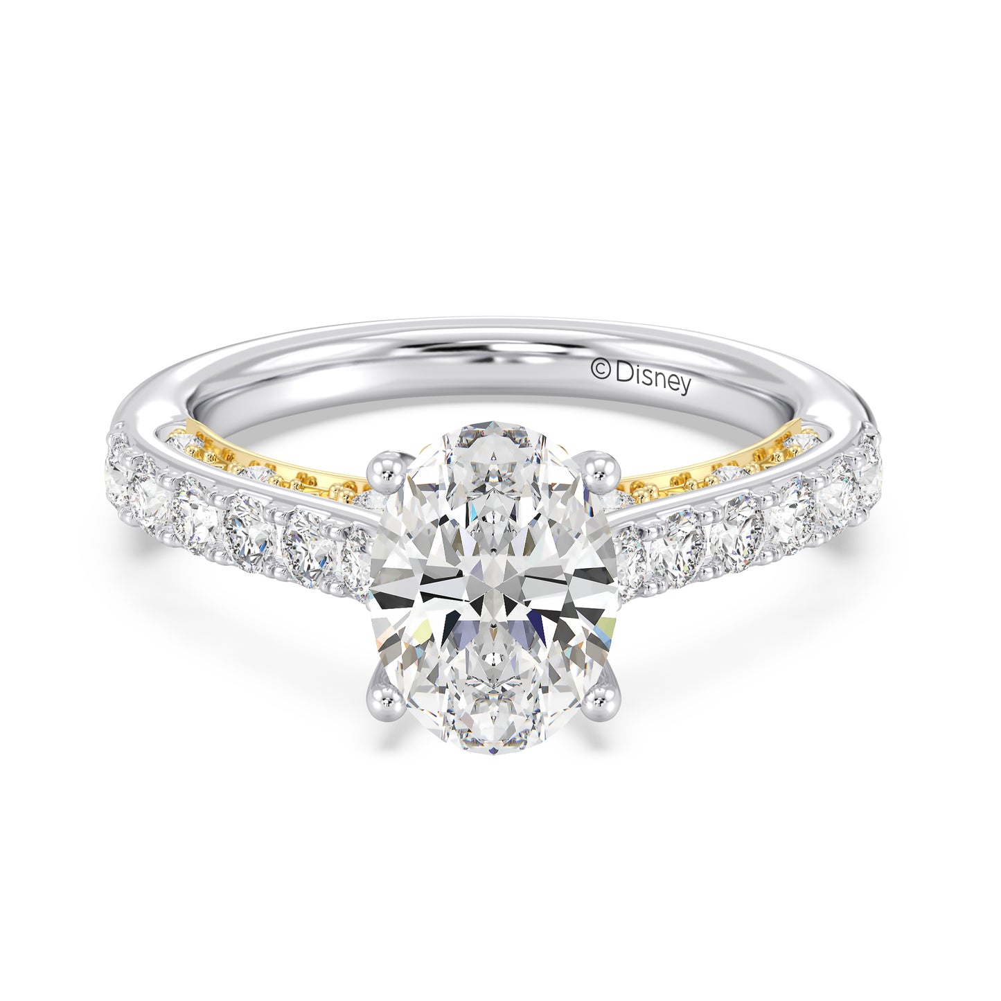 Enchanted Star Lab Grown Diamond 14K Gold Ariel Seashell Engagement Ring