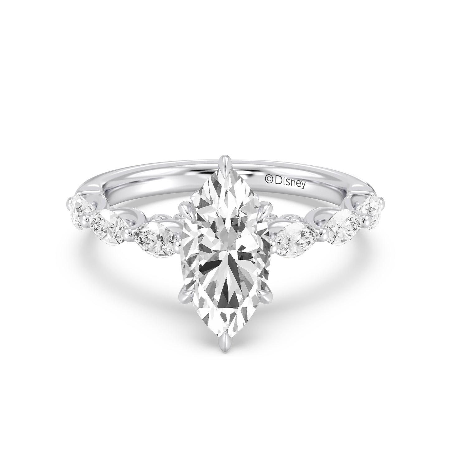 Enchanted Star Lab Grown Diamond 14K Gold Belle Rose Engagement Ring