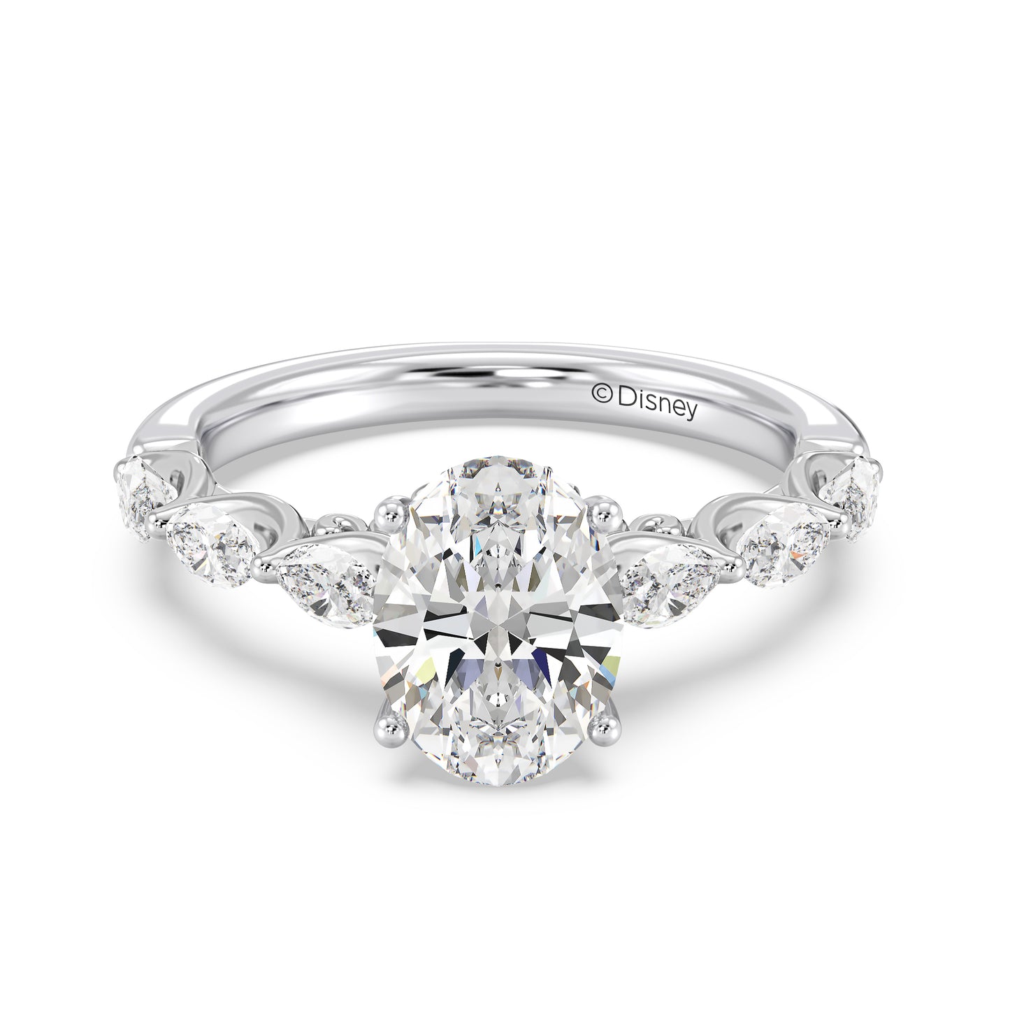 Enchanted Star Lab Grown Diamond 14K Gold Belle Rose Engagement Ring