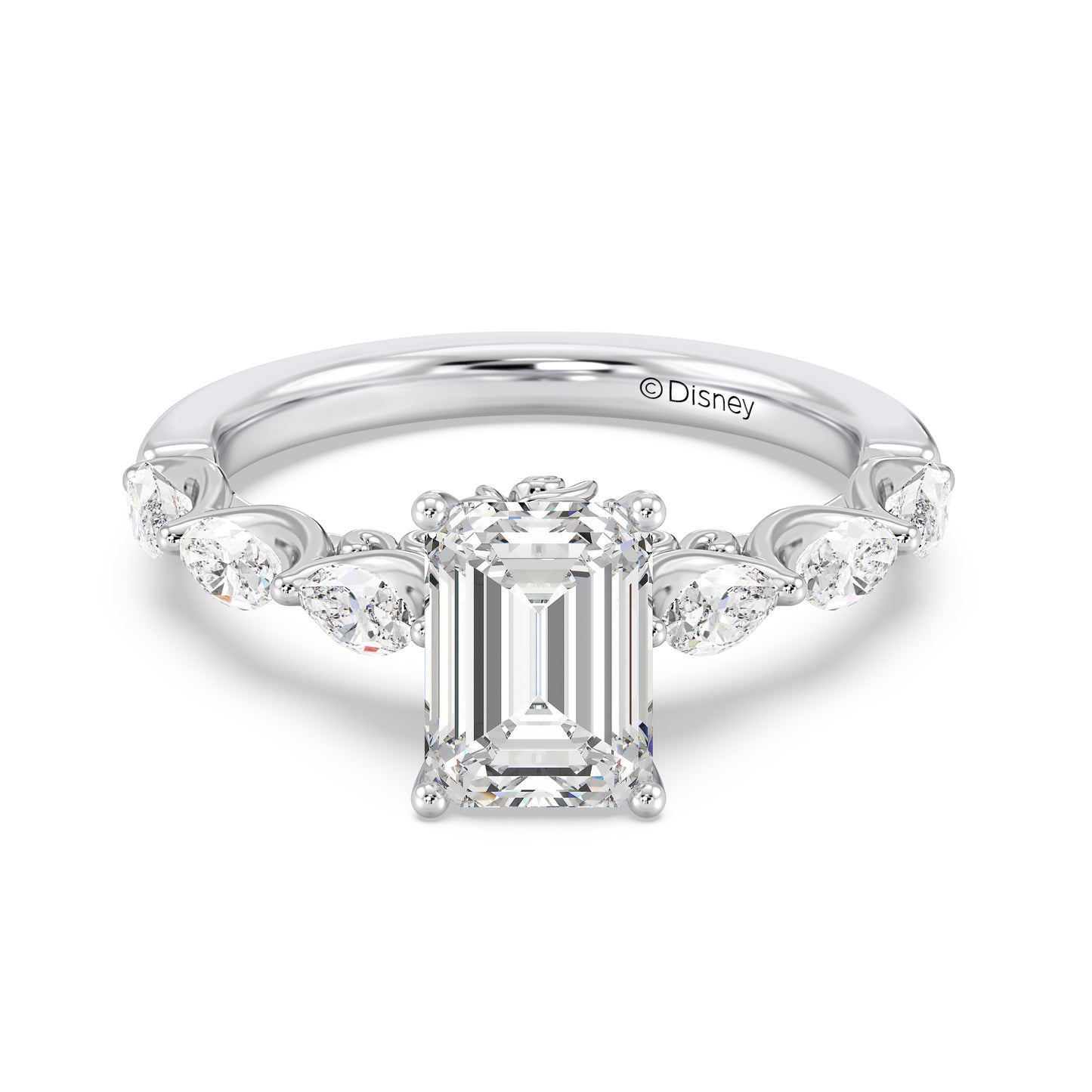 Enchanted Star Lab Grown Diamond 14K Gold Belle Rose Engagement Ring