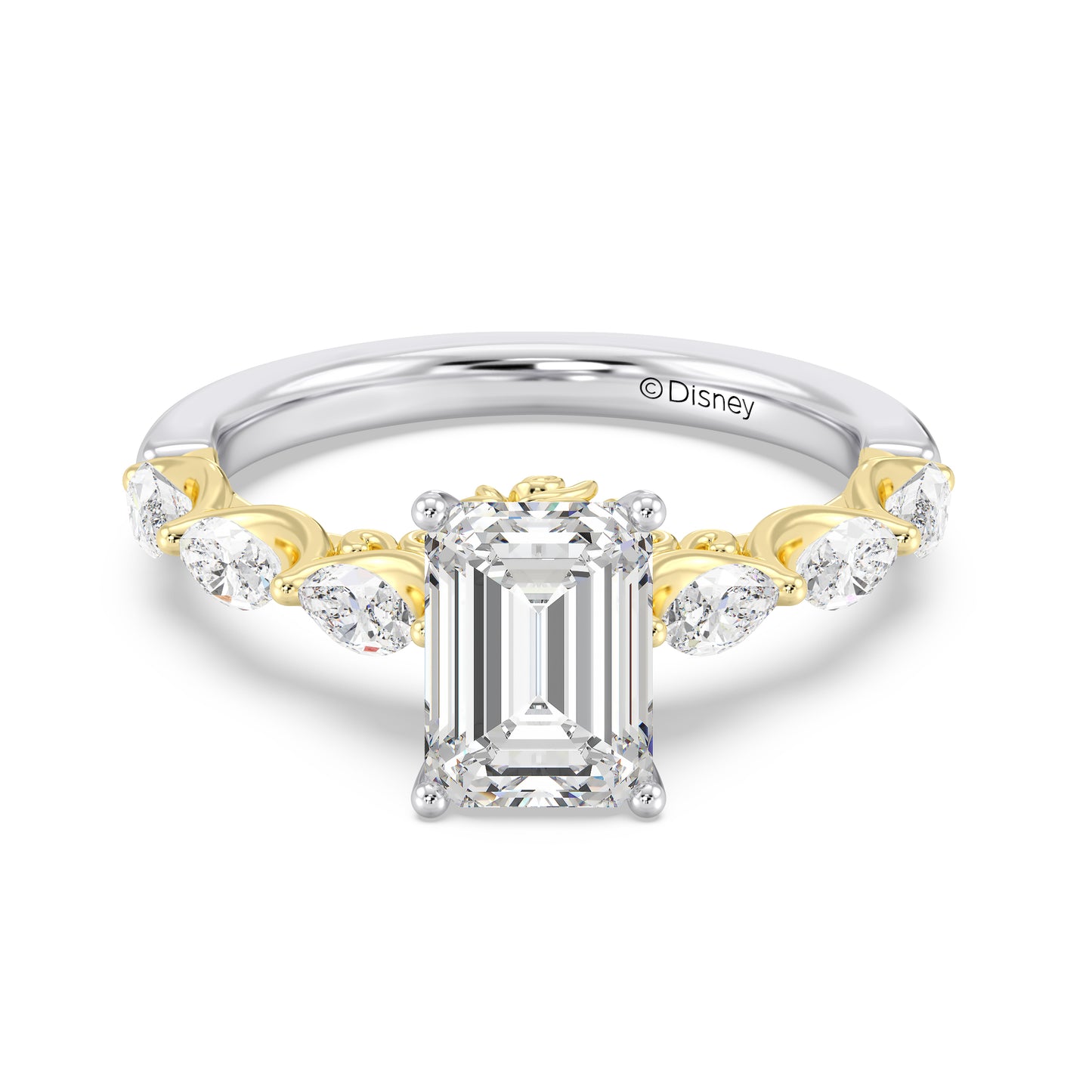 Enchanted Star Lab Grown Diamond 14K Gold Belle Rose Engagement Ring