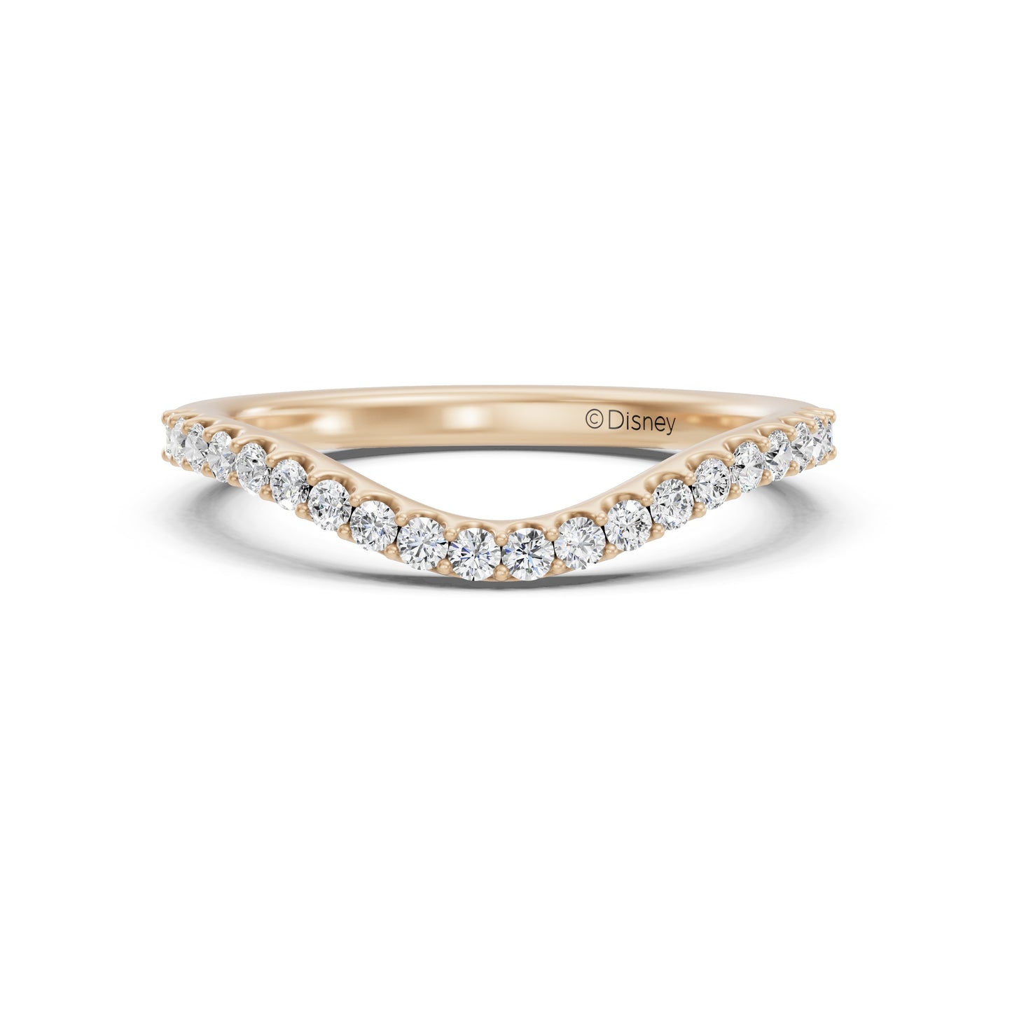Enchanted Star Lab Grown Diamond 14K Gold with 1/3 CTTW Majestic Princess Wedding Band