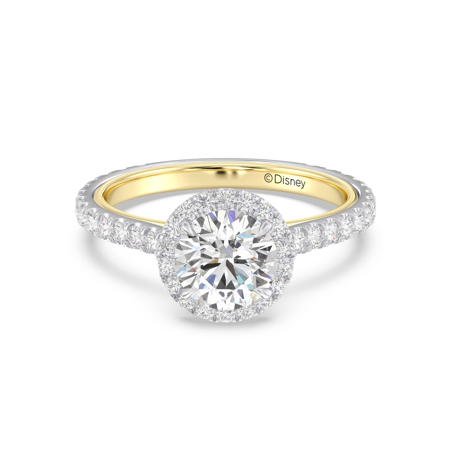 Enchanted Star Lab Grown Diamond 14K Gold Jasmine Halo Engagement Ring
