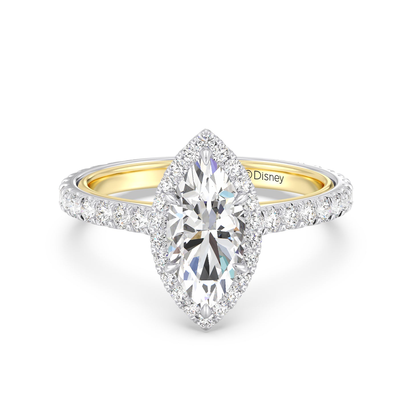 Enchanted Star Lab Grown Diamond 14K Gold Jasmine Halo Engagement Ring
