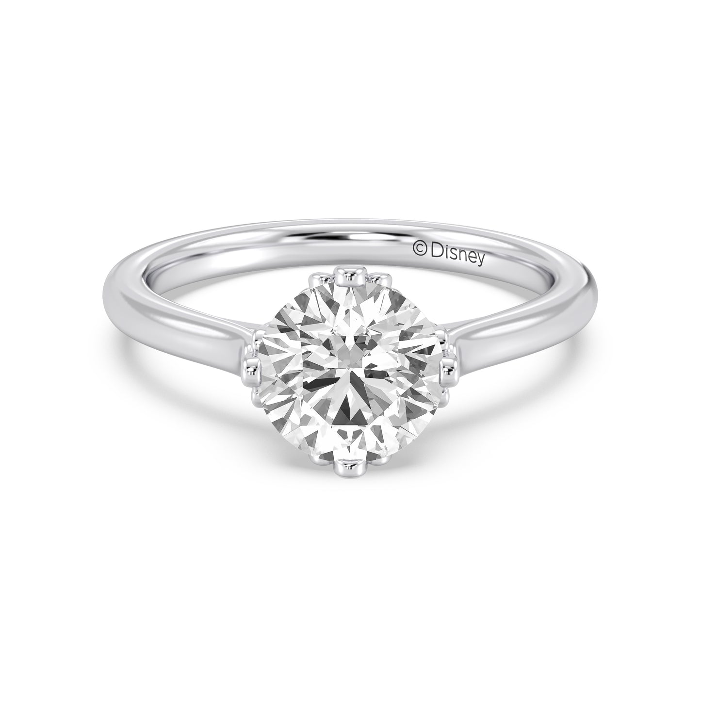 Enchanted Star Lab Grown Diamond With 14K Gold, Disney’s Ariel Bezel Engagement Ring