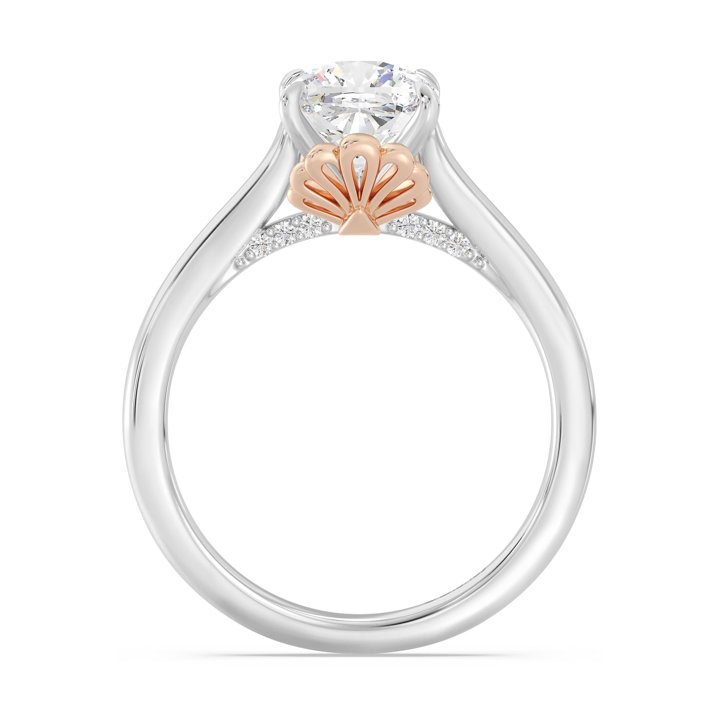 Enchanted Star Lab Grown Diamond With 14K Gold, Disney’s Ariel Solitaire Engagement Ring
