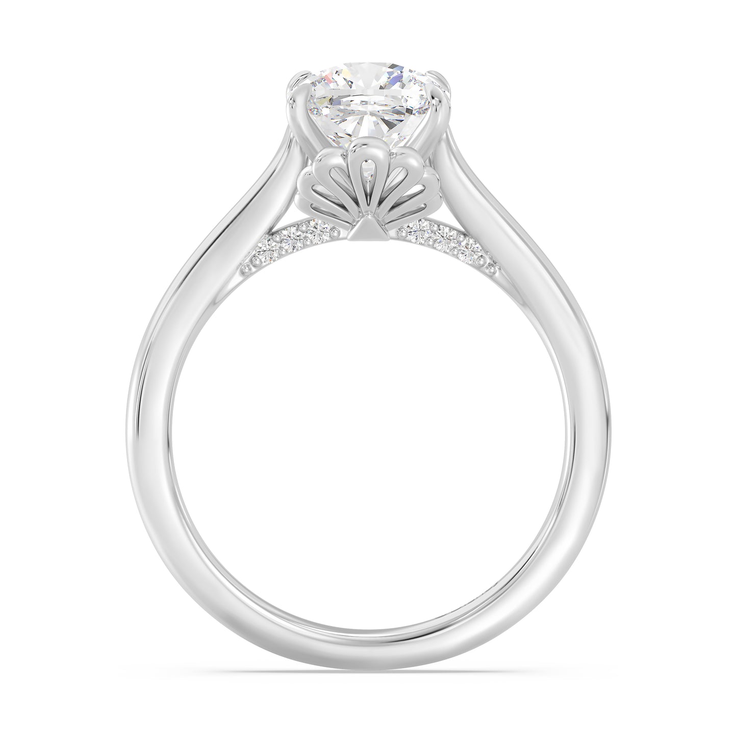 Enchanted Star Lab Grown Diamond With 14K Gold, Disney’s Ariel Solitaire Engagement Ring