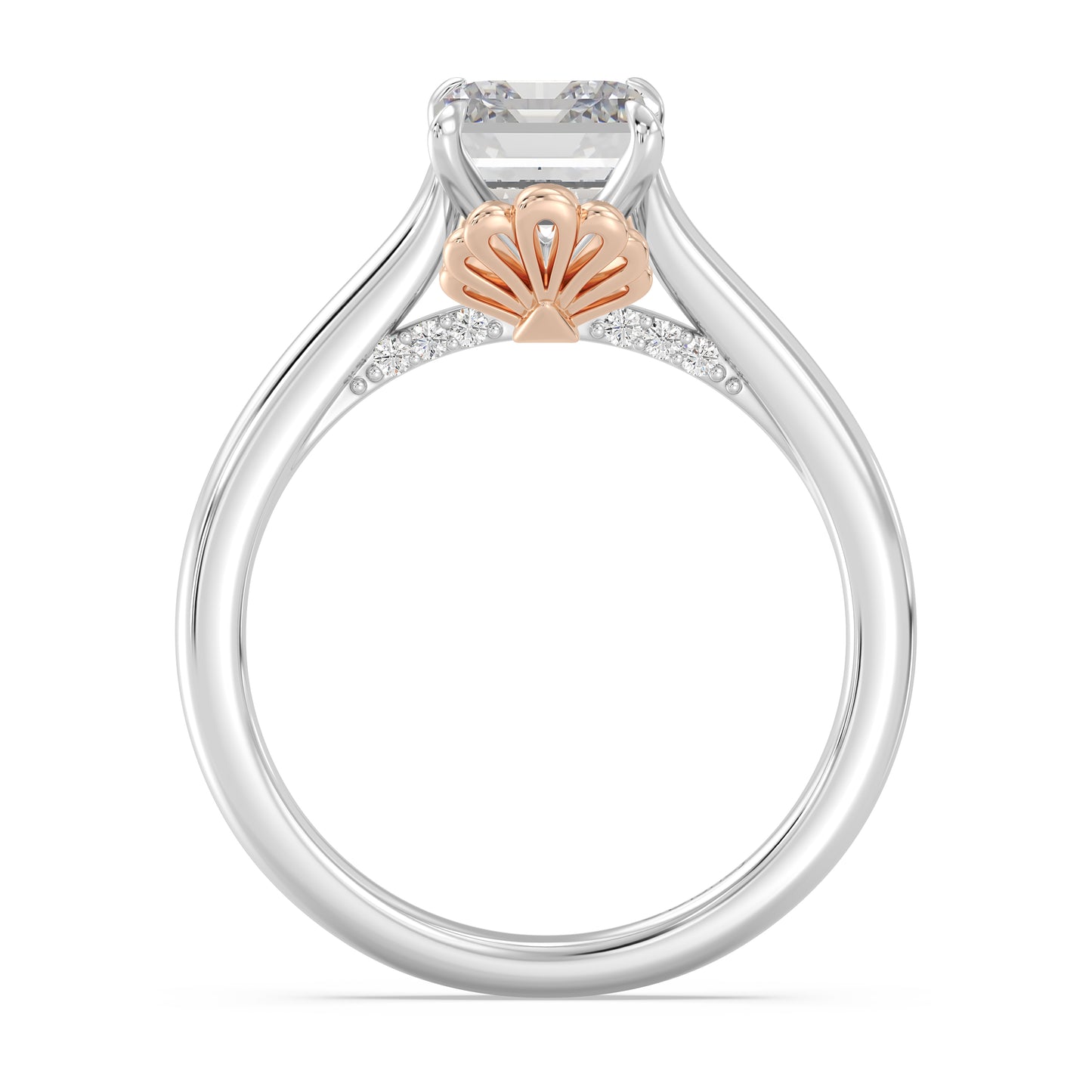 Enchanted Star Lab Grown Diamond With 14K Gold, Disney’s Ariel Solitaire Engagement Ring