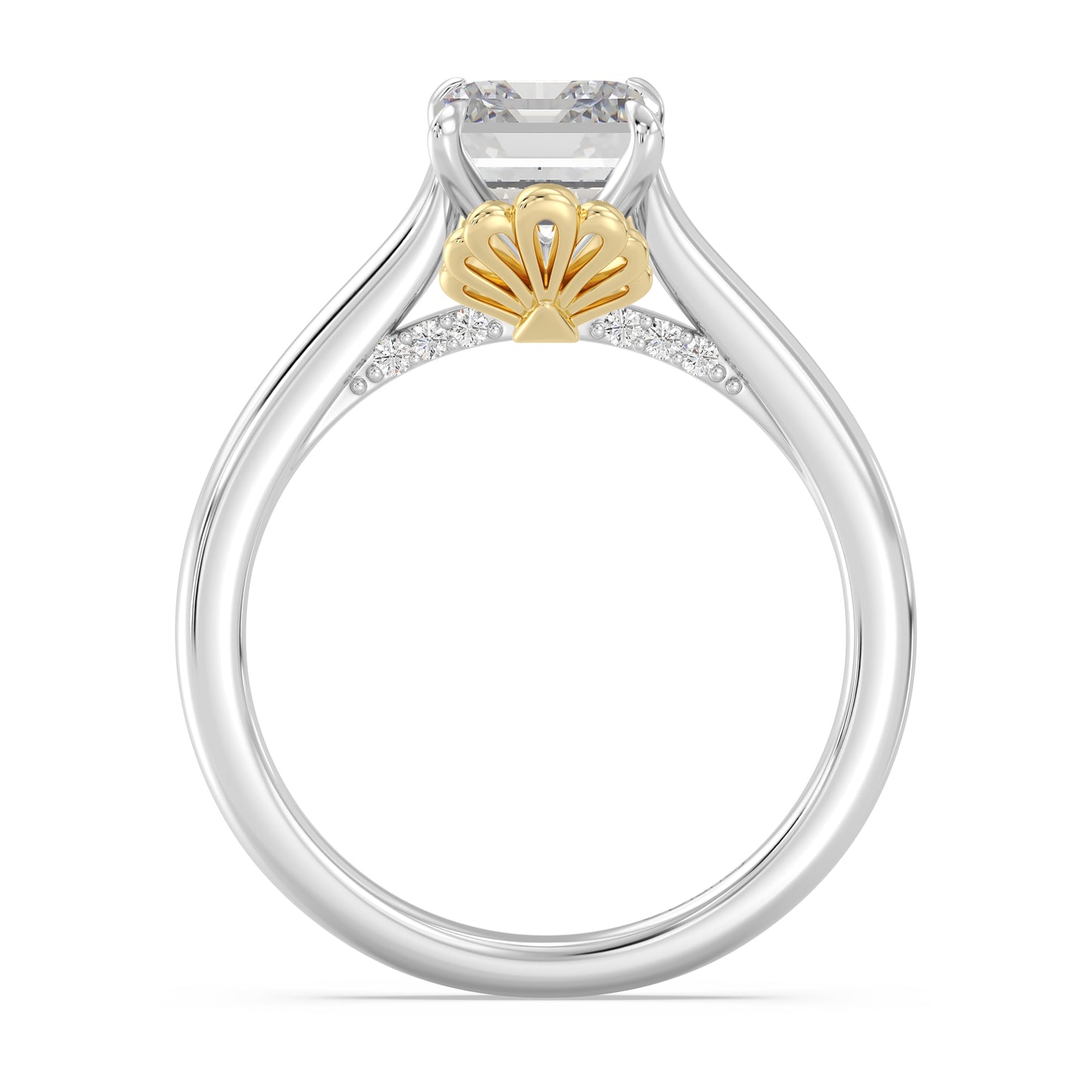 Enchanted Star Lab Grown Diamond With 14K Gold, Disney’s Ariel Solitaire Engagement Ring
