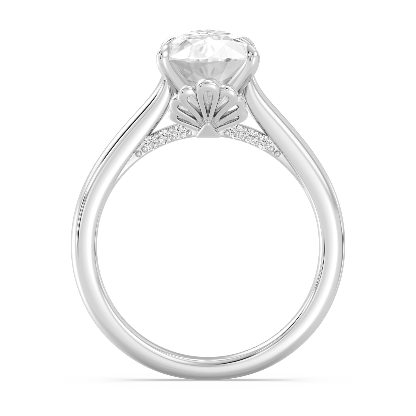 Enchanted Star Lab Grown Diamond With 14K Gold, Disney’s Ariel Solitaire Engagement Ring