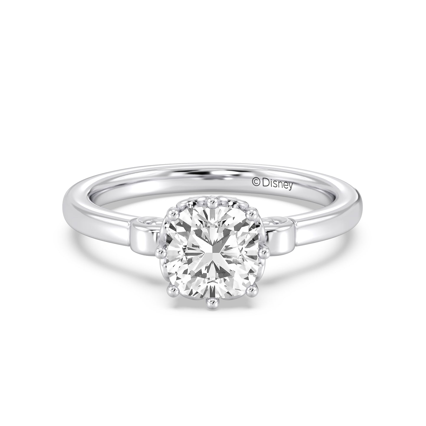 Enchanted Star Lab Grown Diamond With 14K Gold, Disney’s Cinderella Solitaire Carriage Engagement Ring