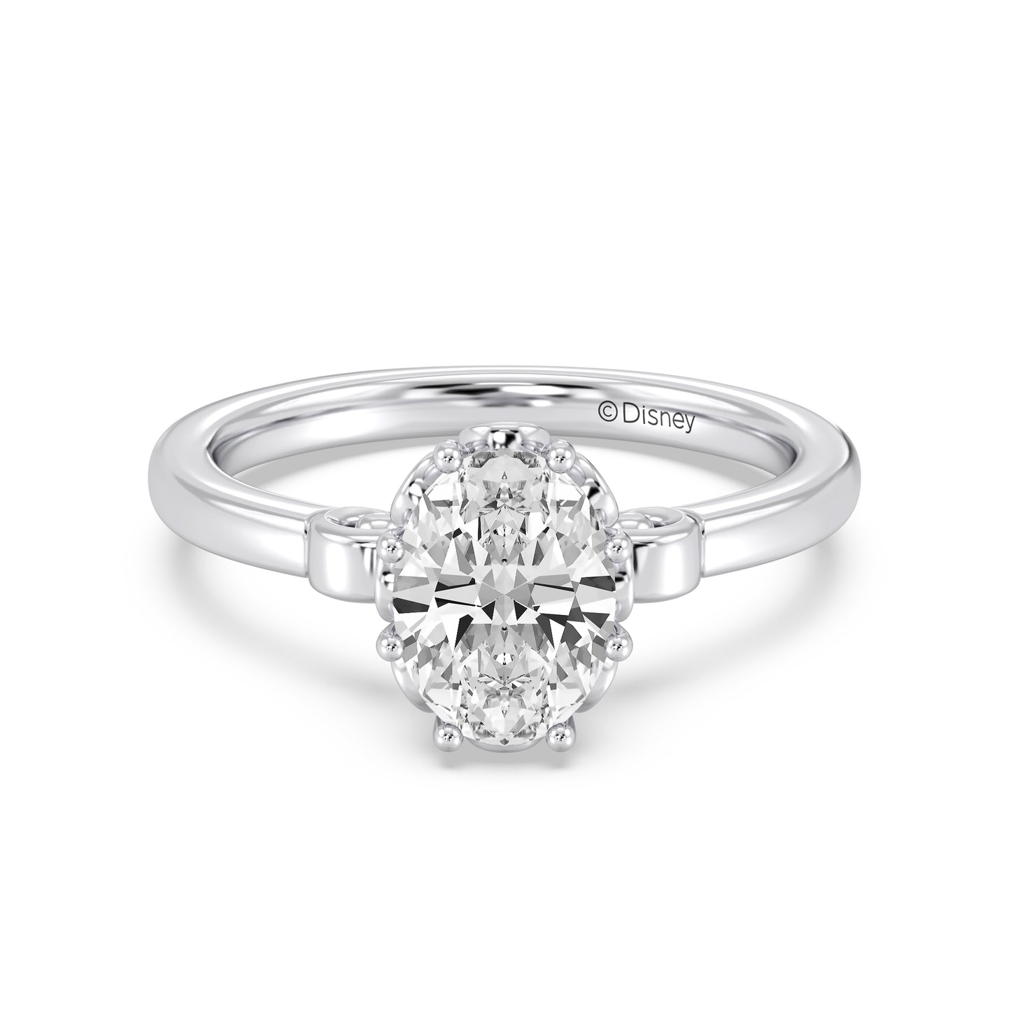 Enchanted Star Lab Grown Diamond With 14K Gold, Disney’s Cinderella Solitaire Carriage Engagement Ring