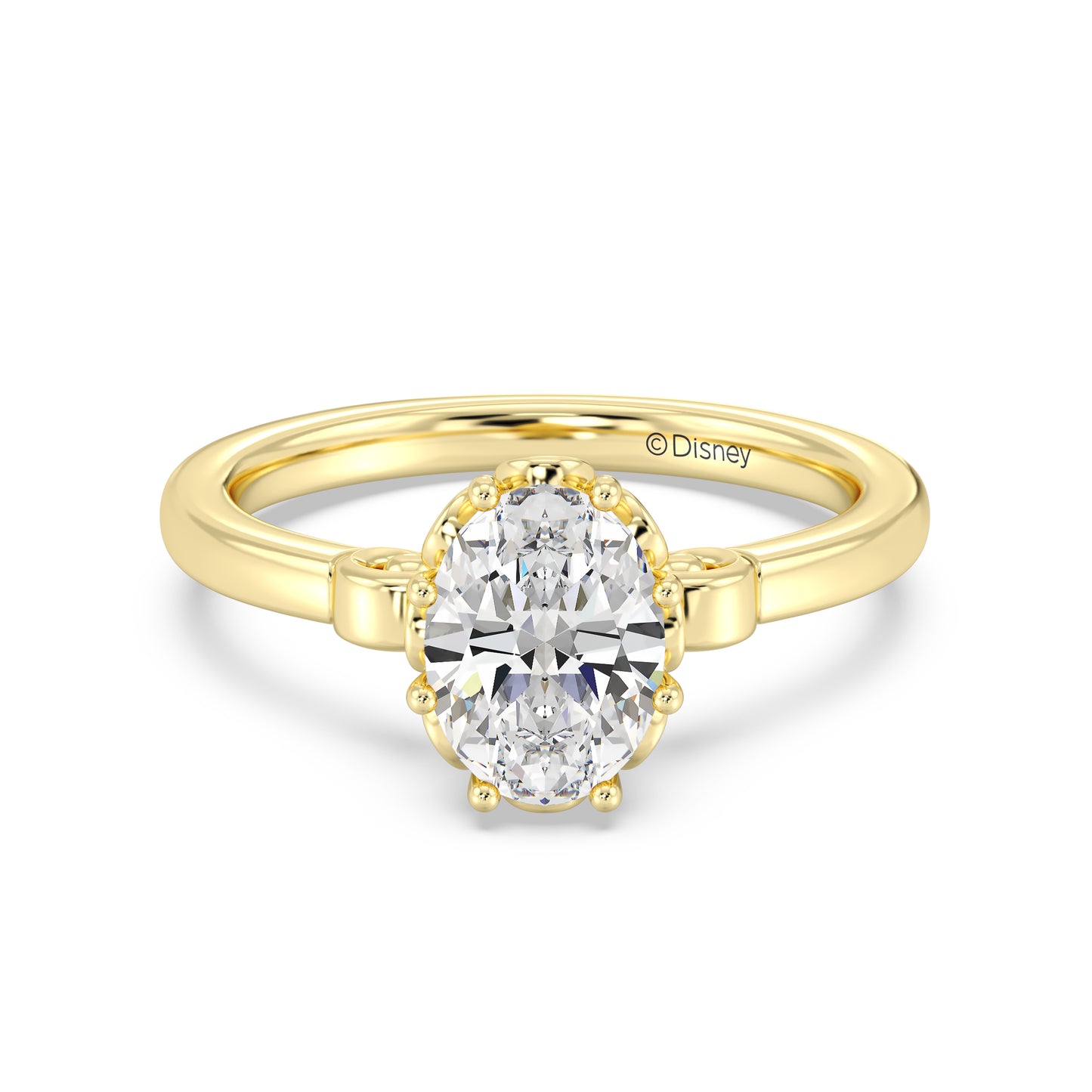 Enchanted Star Lab Grown Diamond With 14K Gold, Disney’s Cinderella Solitaire Carriage Engagement Ring