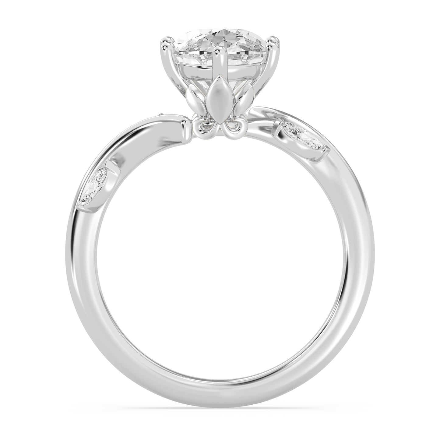 Enchanted Star Lab Grown Diamond And 14K Gold Disney Princess Rapunzel Classic Vine Engagement Ring