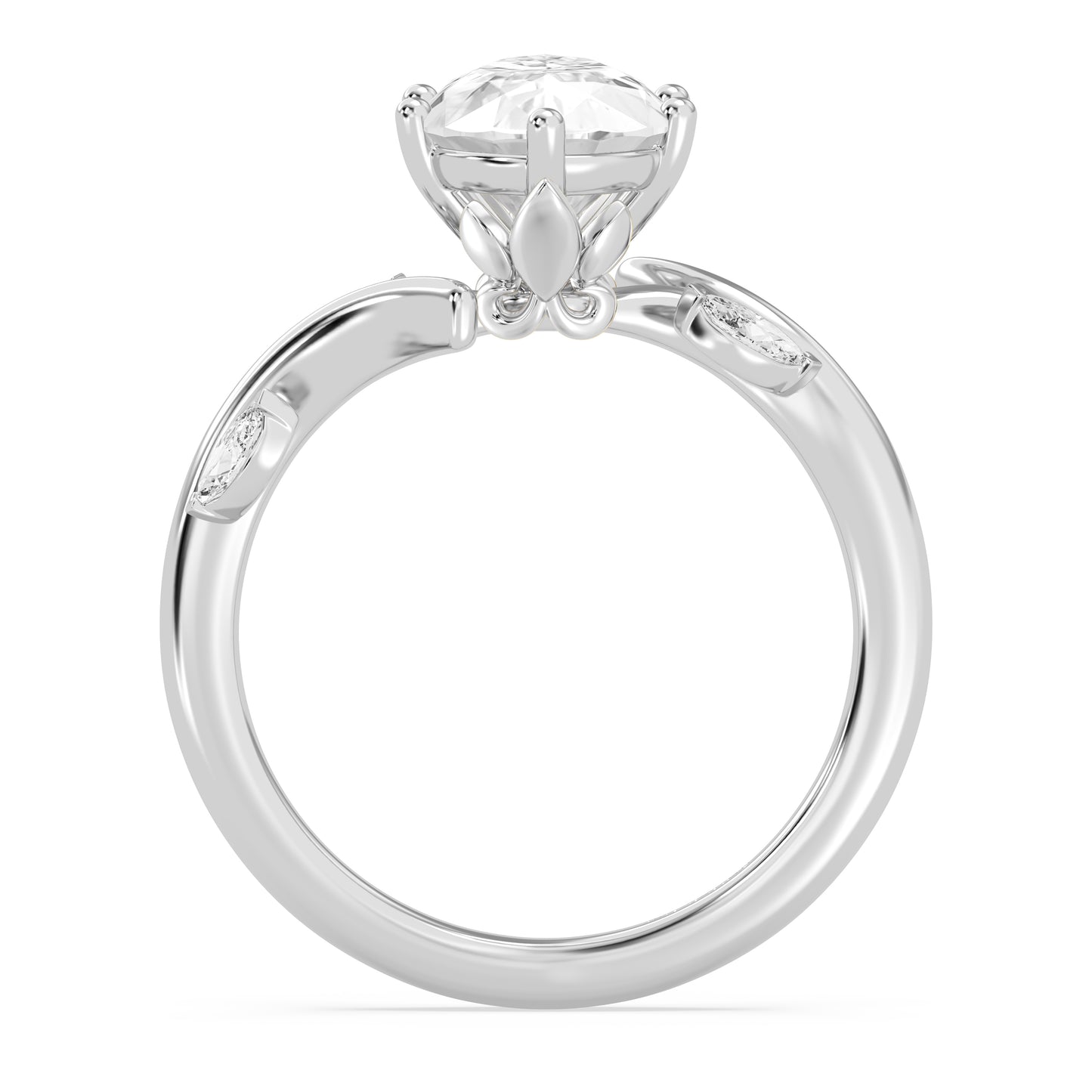 Enchanted Star Lab Grown Diamond And 14K Gold Disney Princess Rapunzel Classic Vine Engagement Ring