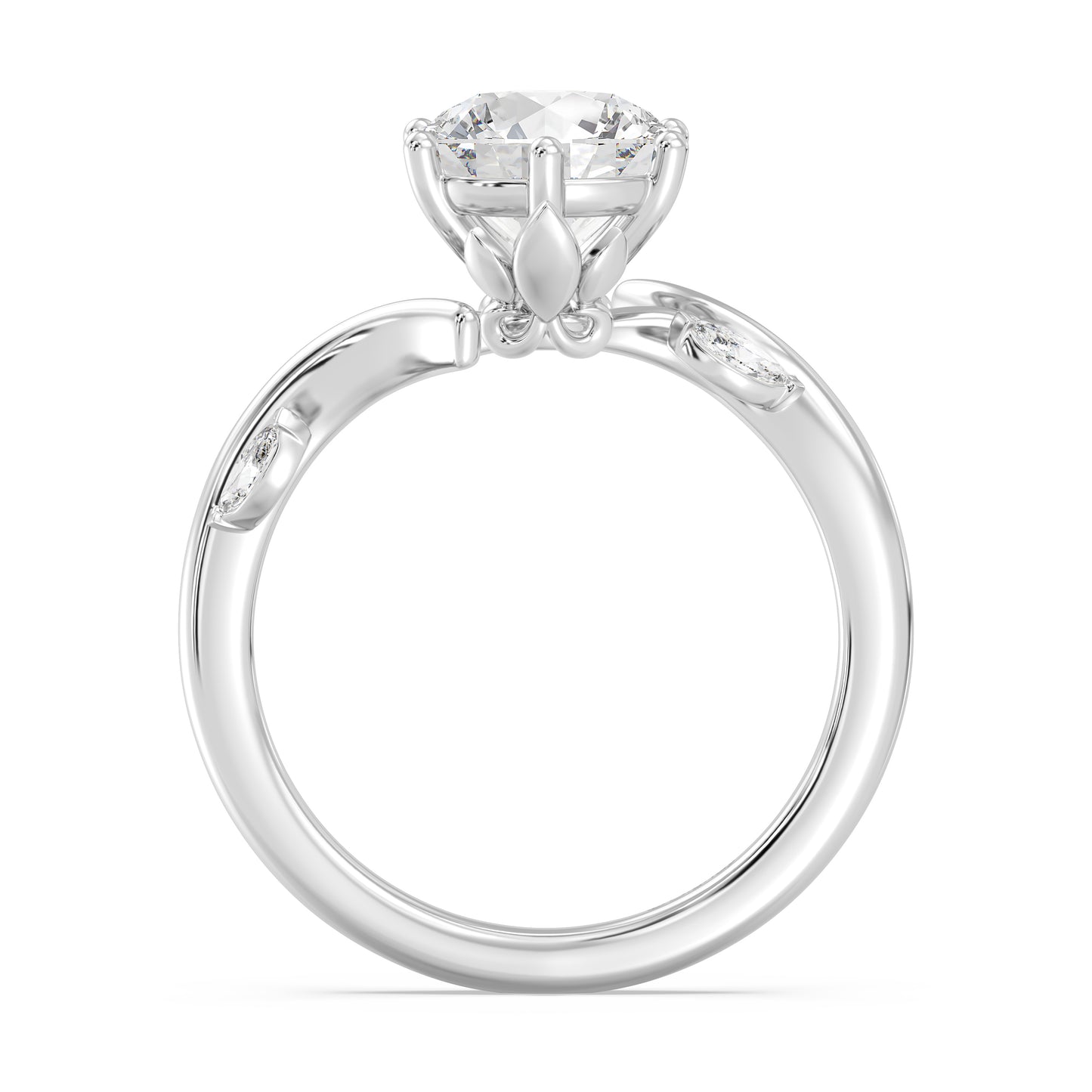 Enchanted Star Lab Grown Diamond And 14K Gold Disney Princess Rapunzel Classic Vine Engagement Ring