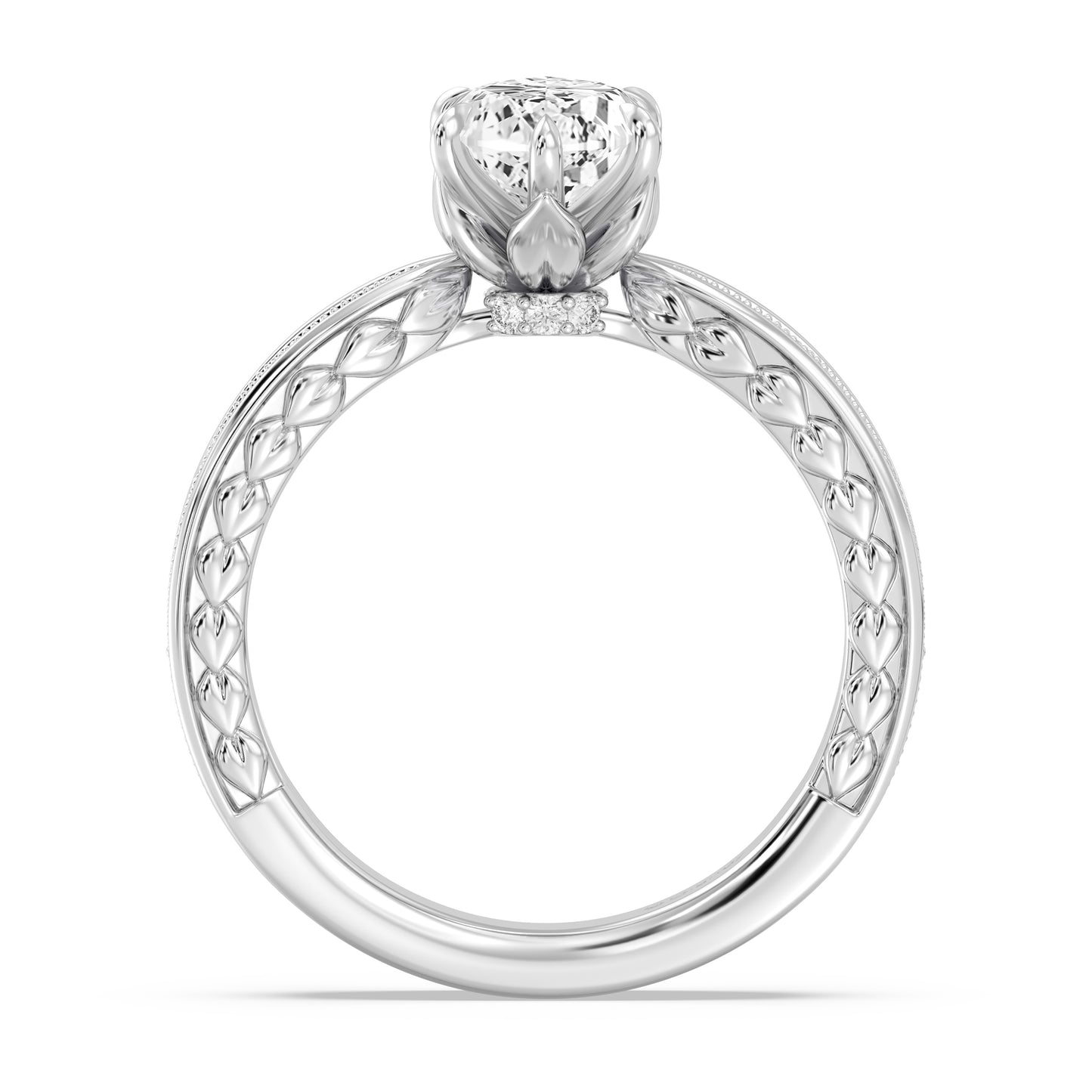 Enchanted Star Lab Grown Diamond And 14K Gold Disney Princess Anna Vintage Engagement Ring