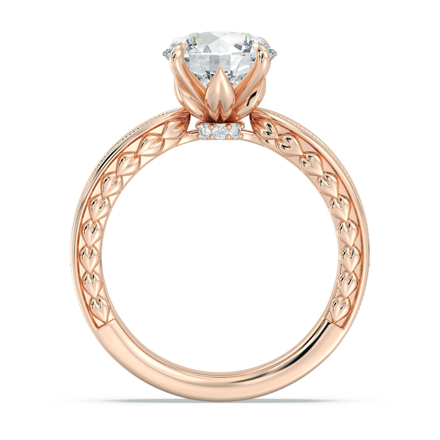 Enchanted Star Lab Grown Diamond And 14K Gold Disney Princess Anna Vintage Engagement Ring