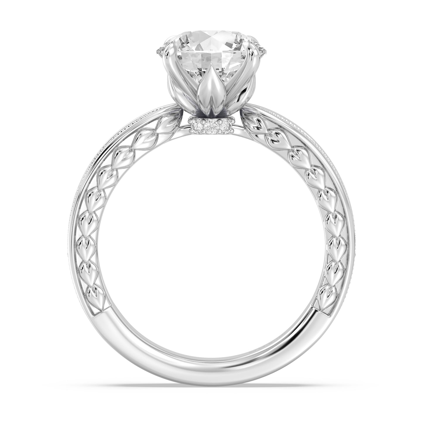 Enchanted Star Lab Grown Diamond And 14K Gold Disney Princess Anna Vintage Engagement Ring
