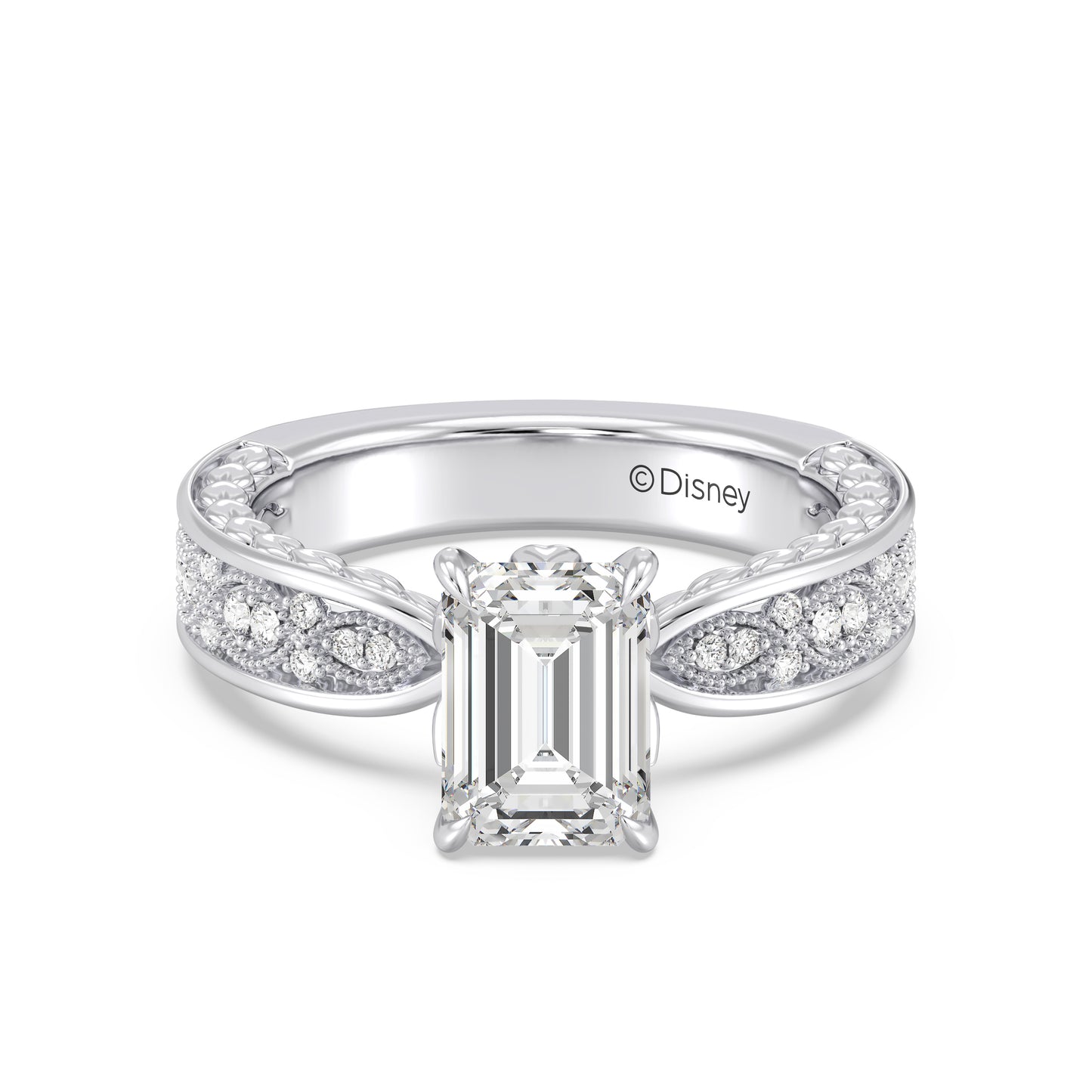 Enchanted Star Lab Grown Diamond And 14K Gold Disney Princess Anna Vintage Engagement Ring