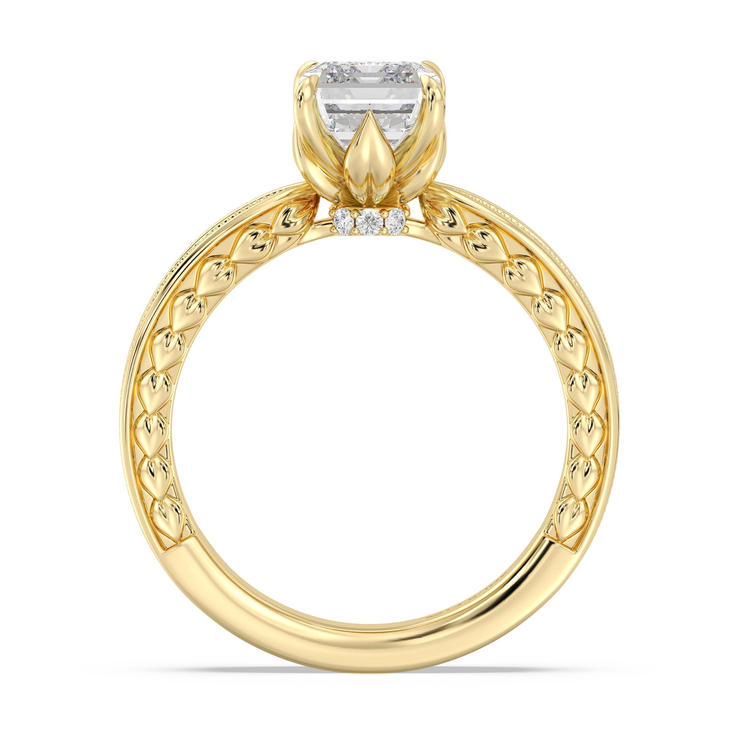 Enchanted Star Lab Grown Diamond And 14K Gold Disney Princess Anna Vintage Engagement Ring