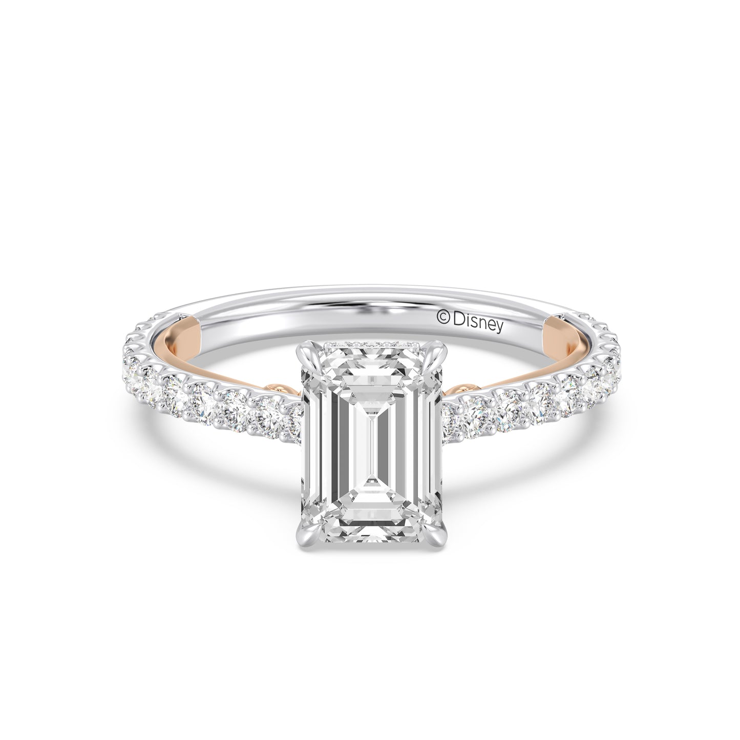 Enchanted Star Lab Grown Diamond And 14K Gold, Disney Princess Cinderella Carriage Engagement Ring