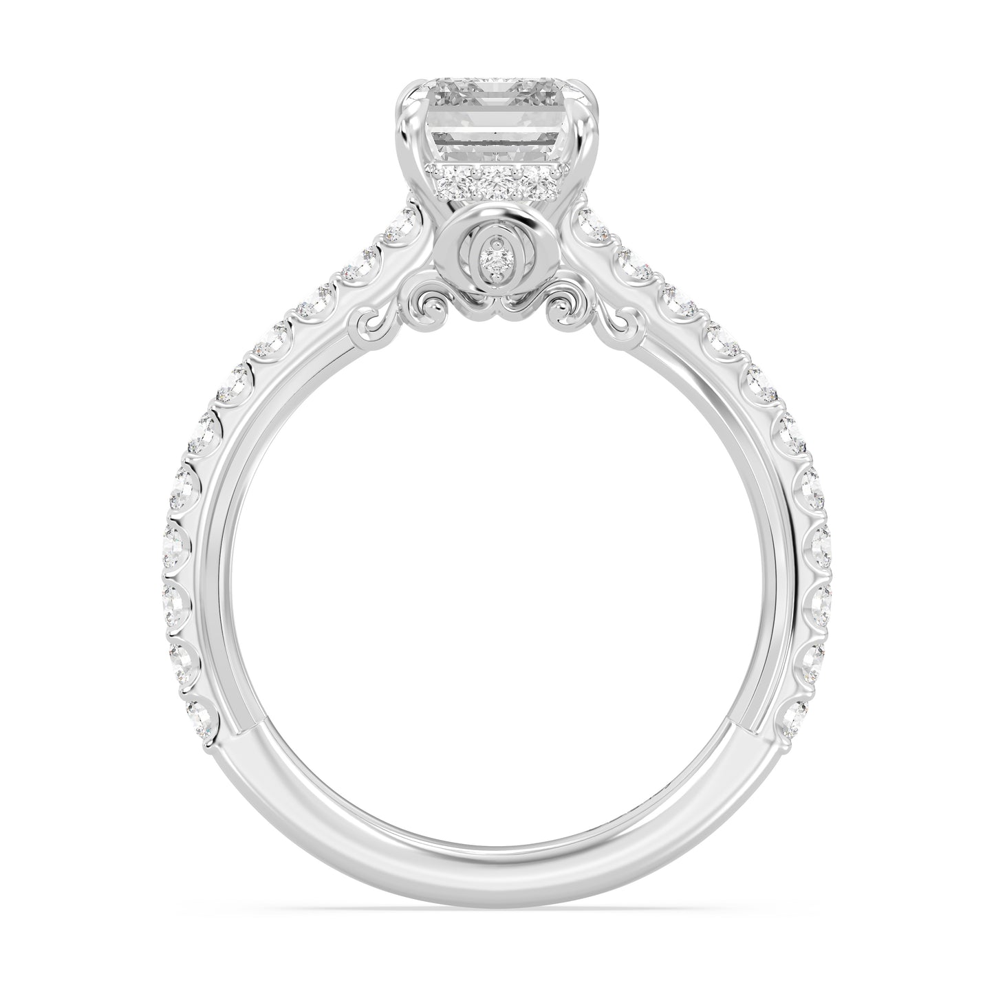 Enchanted Star Lab Grown Diamond And 14K Gold, Disney Princess Cinderella Carriage Engagement Ring