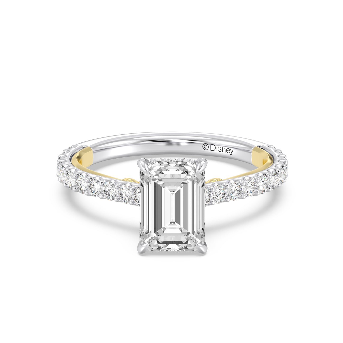 Enchanted Star Lab Grown Diamond And 14K Gold, Disney Princess Cinderella Carriage Engagement Ring