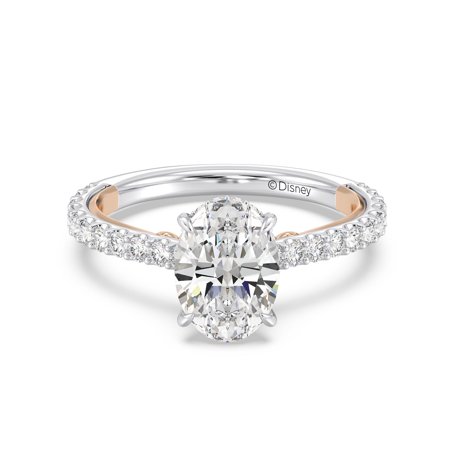 Enchanted Star Lab Grown Diamond And 14K Gold, Disney Princess Cinderella Carriage Engagement Ring