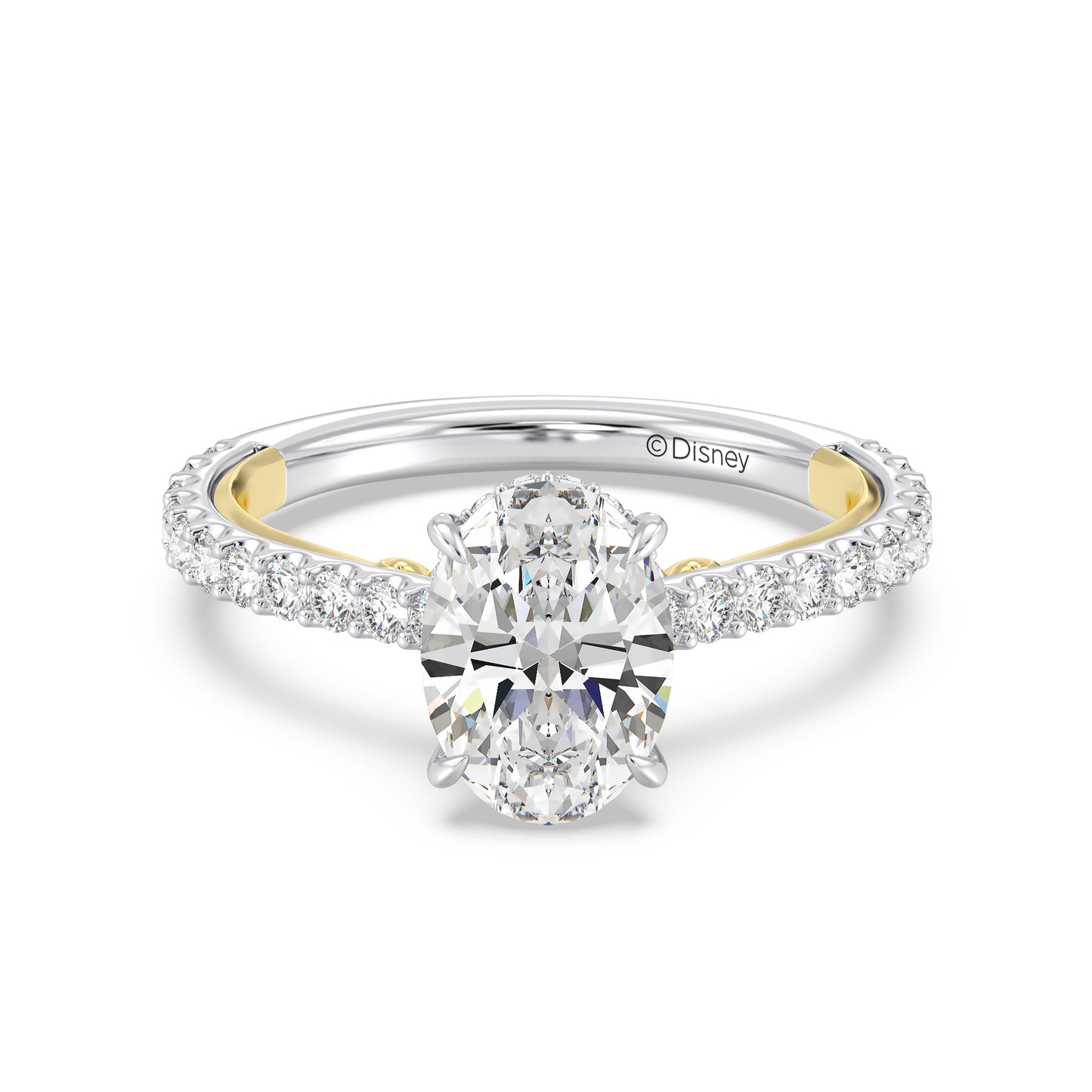 Enchanted Star Lab Grown Diamond And 14K Gold, Disney Princess Cinderella Carriage Engagement Ring