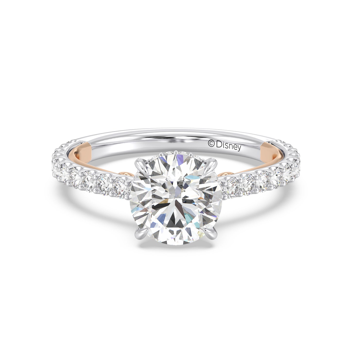 Enchanted Star Lab Grown Diamond And 14K Gold, Disney Princess Cinderella Carriage Engagement Ring