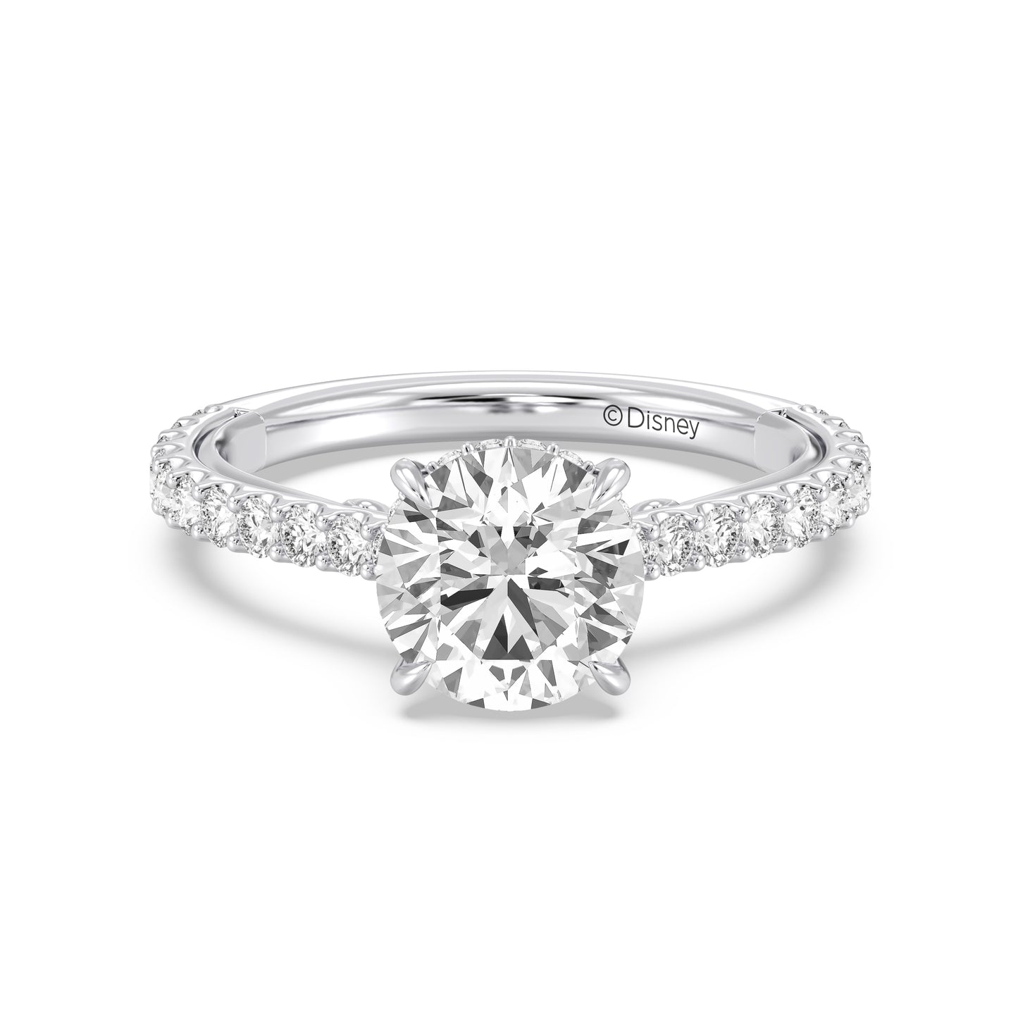 Enchanted Star Lab Grown Diamond And 14K Gold, Disney Princess Cinderella Carriage Engagement Ring