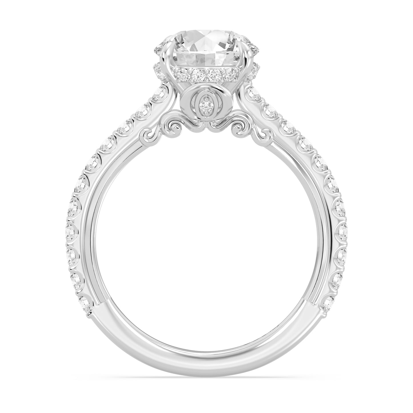 Enchanted Star Lab Grown Diamond And 14K Gold, Disney Princess Cinderella Carriage Engagement Ring