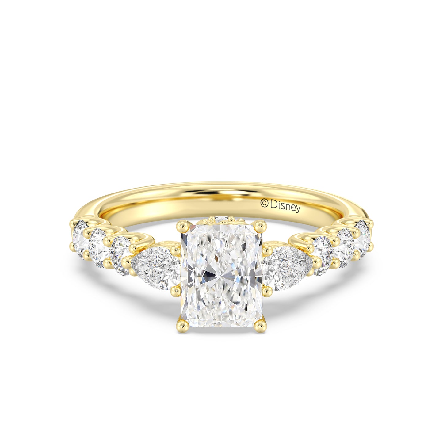 Enchanted Star Lab Grown Diamond 14K Gold Belle Gallery Engagement Ring