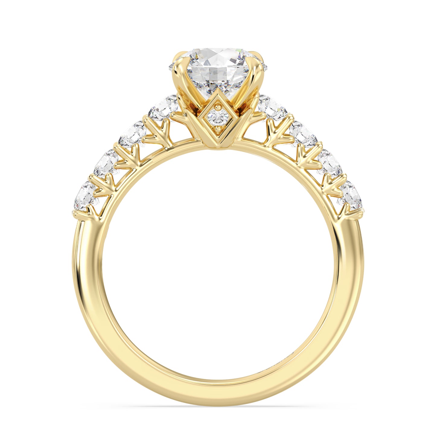 Enchanted Star Lab Grown Diamond 14K Gold Elsa Engagement Ring