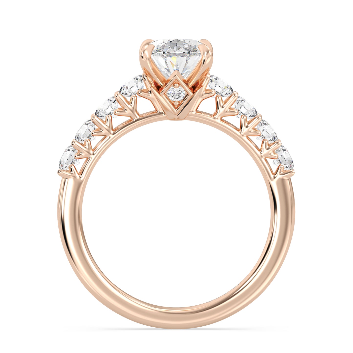 Enchanted Star Lab Grown Diamond 14K Gold Elsa Engagement Ring