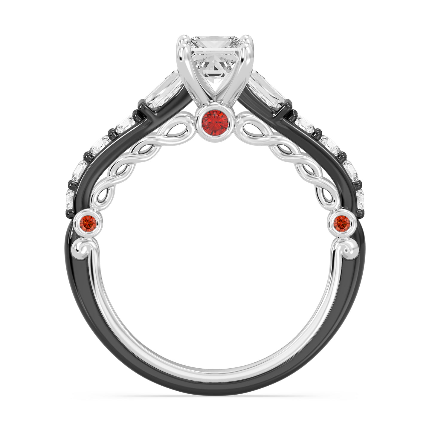 Enchanted Star Lab Grown Diamond 14K Gold Evil Queen Engagement Ring