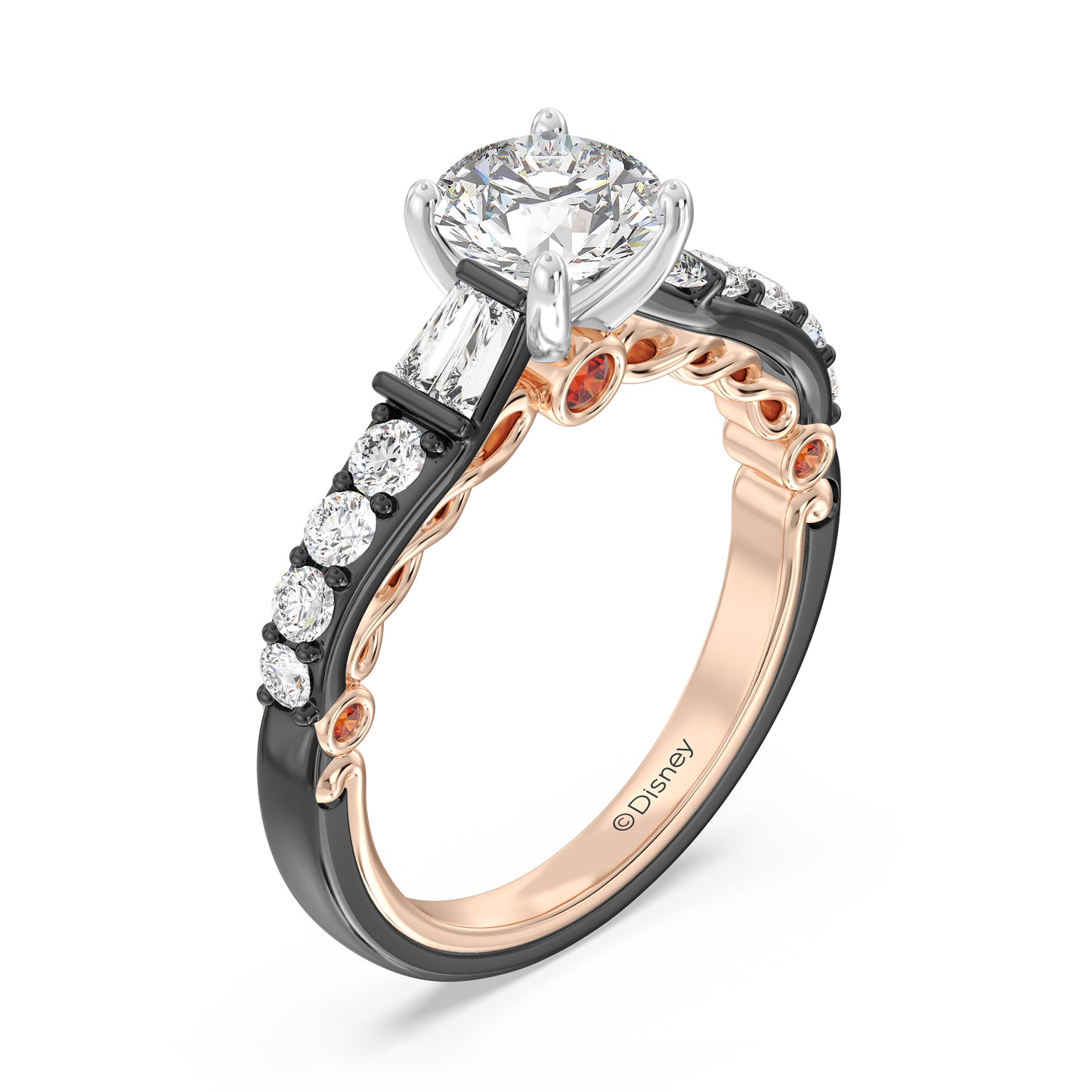 Enchanted Star Lab Grown Diamond 14K Gold Evil Queen Engagement Ring