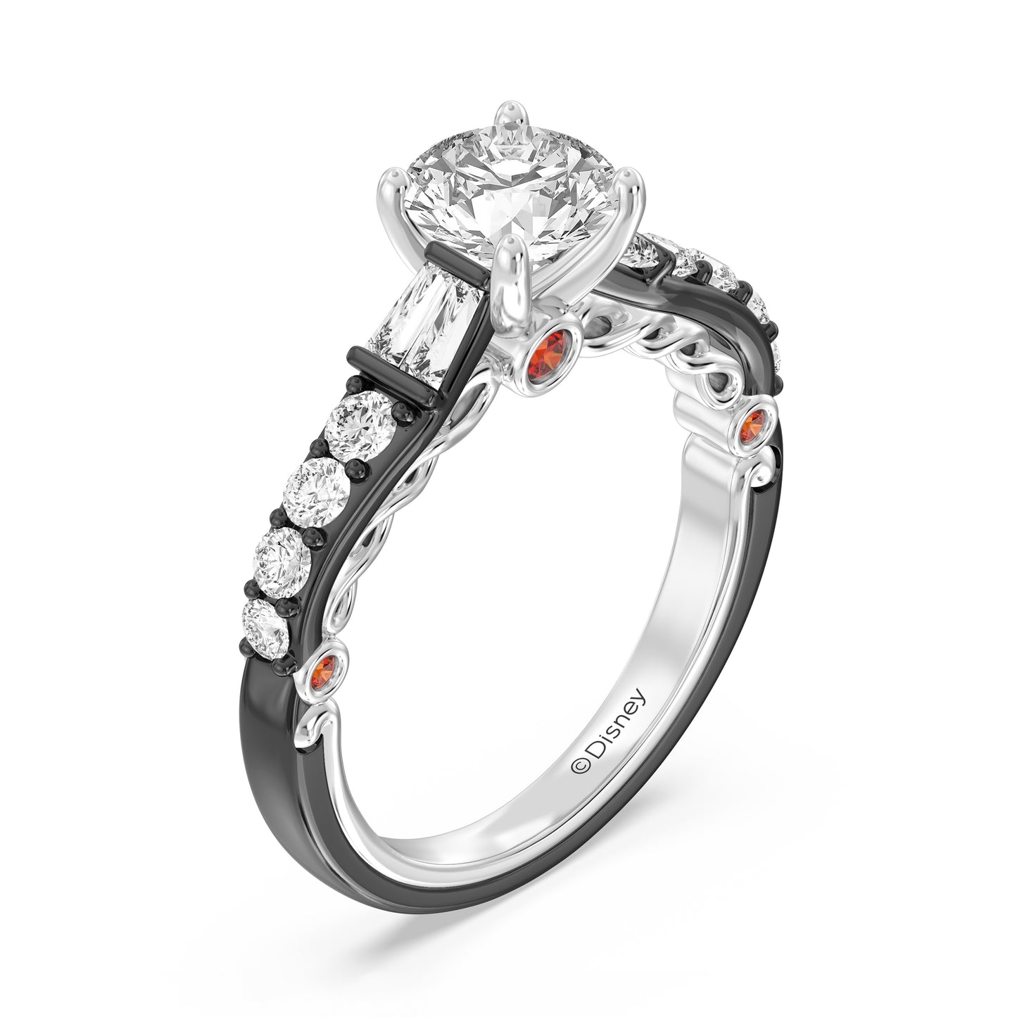 Enchanted Star Lab Grown Diamond 14K Gold Evil Queen Engagement Ring