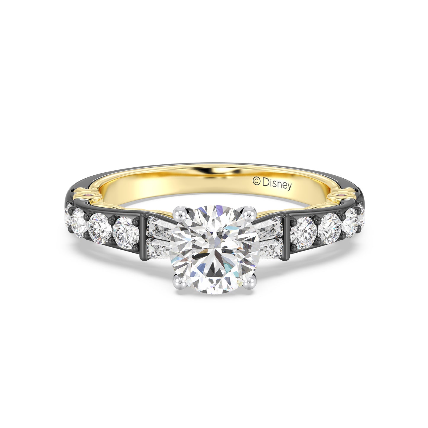 Enchanted Star Lab Grown Diamond 14K Gold Evil Queen Engagement Ring