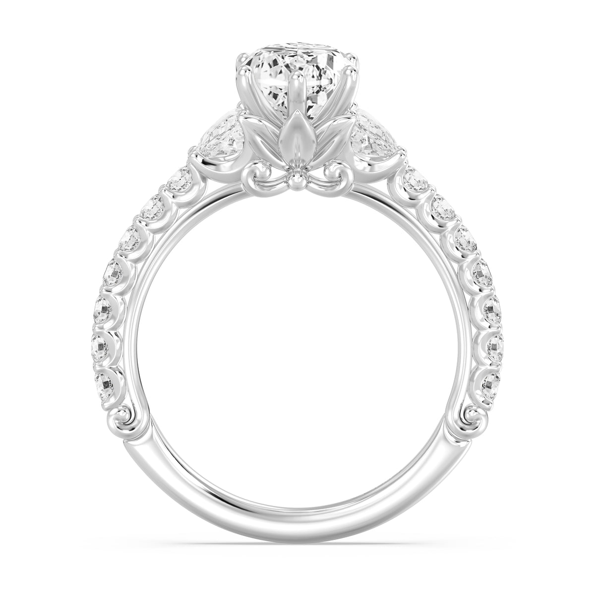 Enchanted Star Lab Grown Diamond And 14K Gold, Disney's Rapunzel Sundrop Flower Engagement Ring
