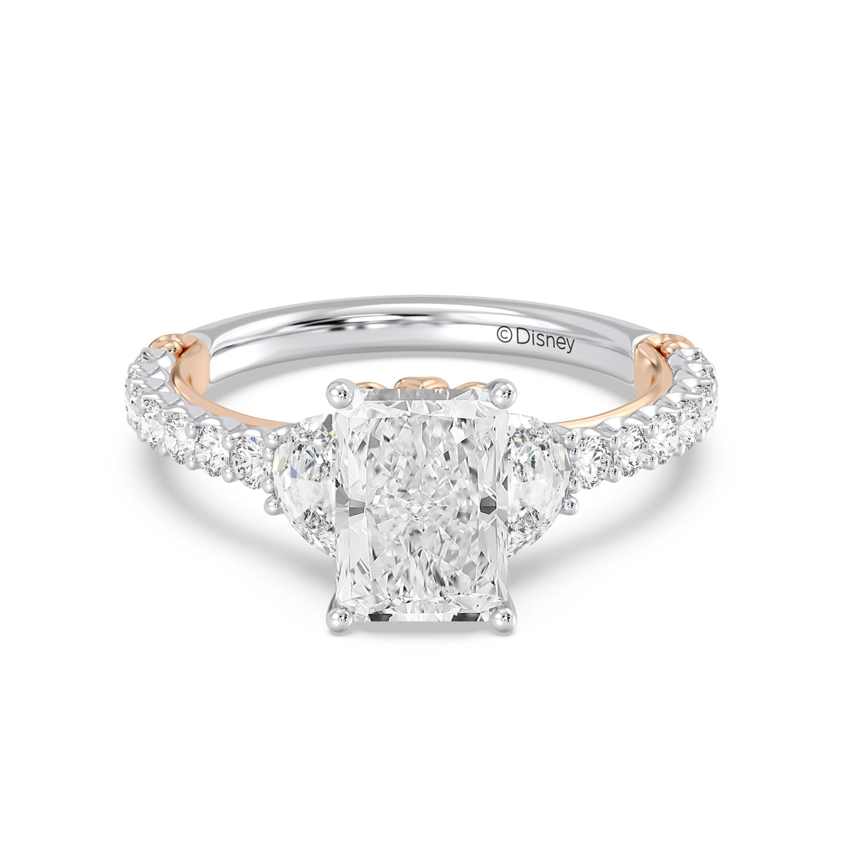 Enchanted Star Lab Grown Diamond And 14K Gold, Disney's Rapunzel Sundrop Flower Engagement Ring