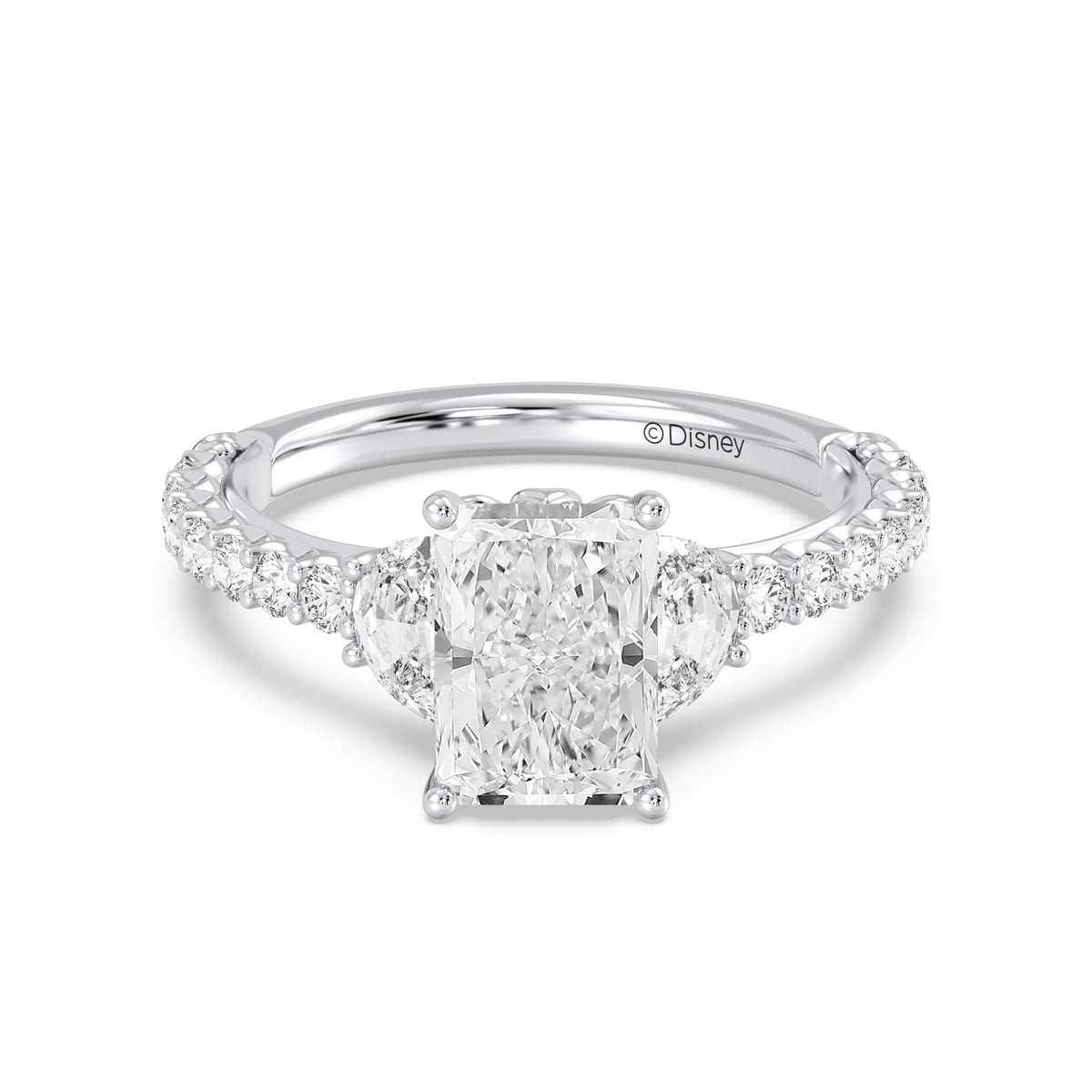 Enchanted Star Lab Grown Diamond And 14K Gold, Disney's Rapunzel Sundrop Flower Engagement Ring