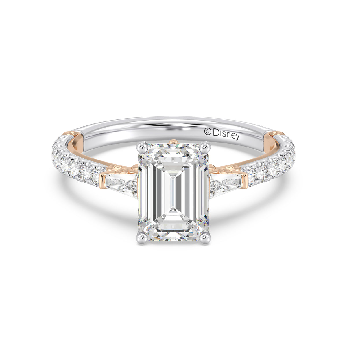 Enchanted Star Lab Grown Diamond And 14K Gold, Disney's Cinderella Carriage Engagement Ring