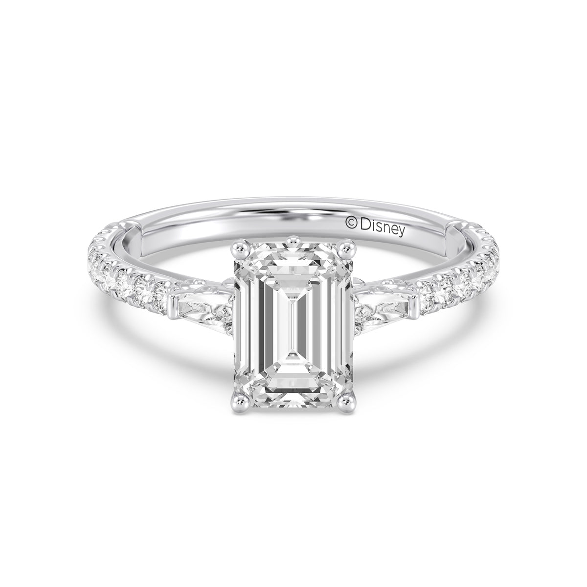 Enchanted Star Lab Grown Diamond And 14K Gold, Disney's Cinderella Carriage Engagement Ring