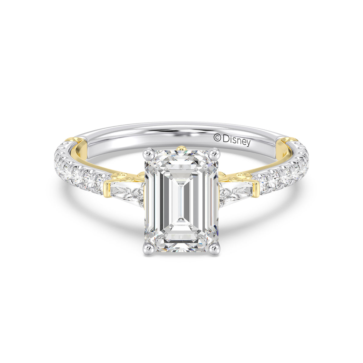 Enchanted Star Lab Grown Diamond And 14K Gold, Disney's Cinderella Carriage Engagement Ring