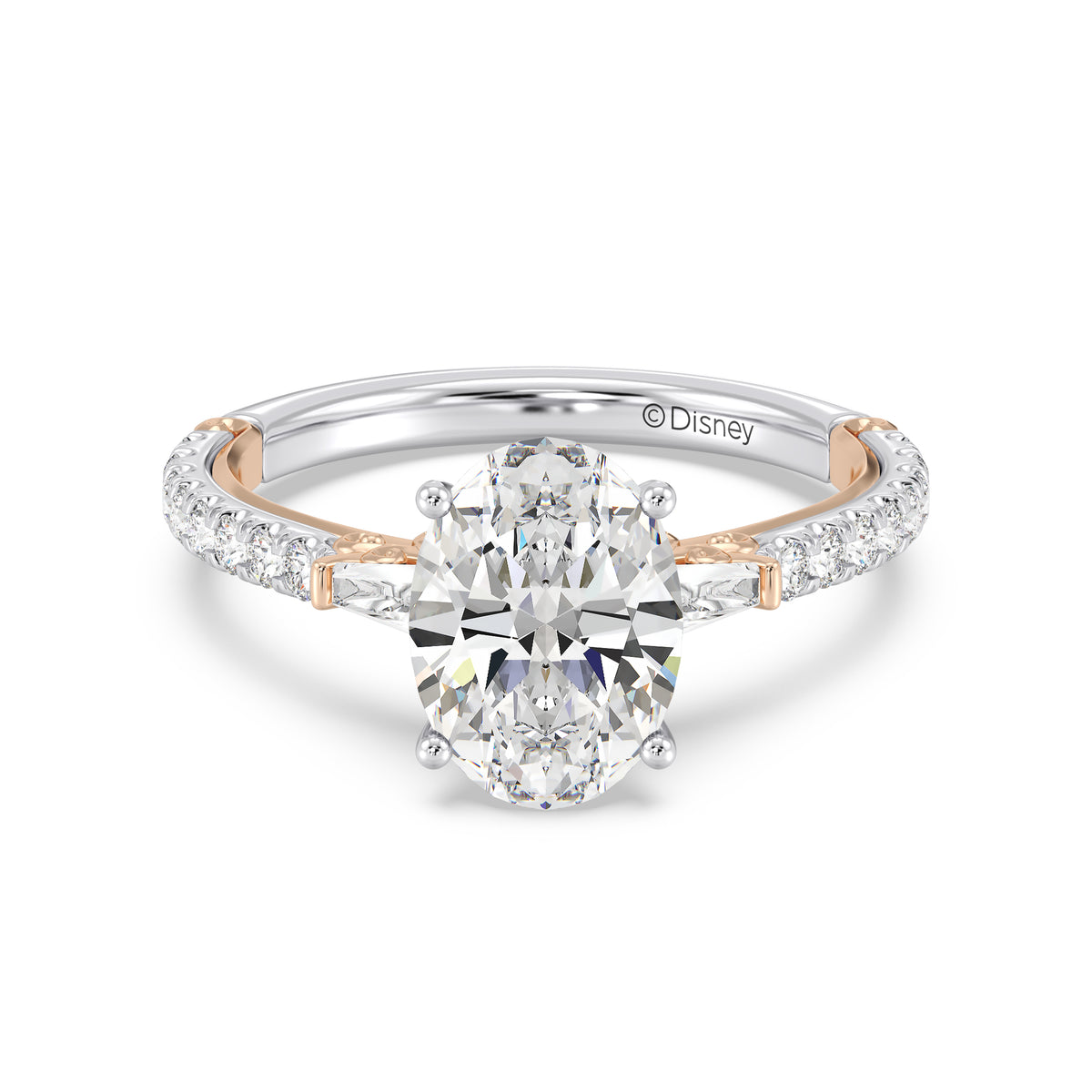 Enchanted Star Lab Grown Diamond And 14K Gold, Disney's Cinderella Carriage Engagement Ring
