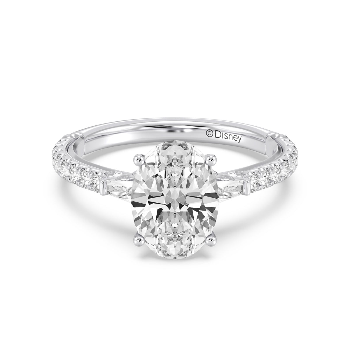 Enchanted Star Lab Grown Diamond And 14K Gold, Disney's Cinderella Carriage Engagement Ring