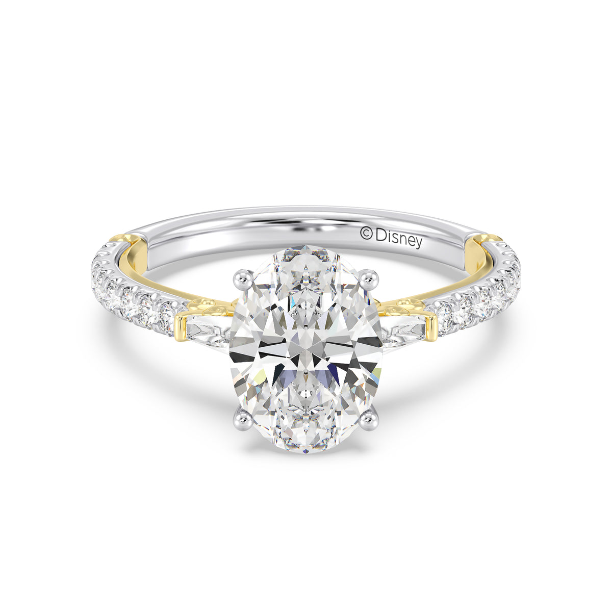 Enchanted Star Lab Grown Diamond And 14K Gold, Disney's Cinderella Carriage Engagement Ring
