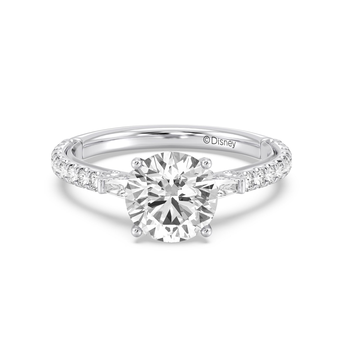 Enchanted Star Lab Grown Diamond And 14K Gold, Disney's Cinderella Carriage Engagement Ring